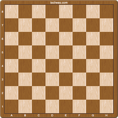 Blank chess board