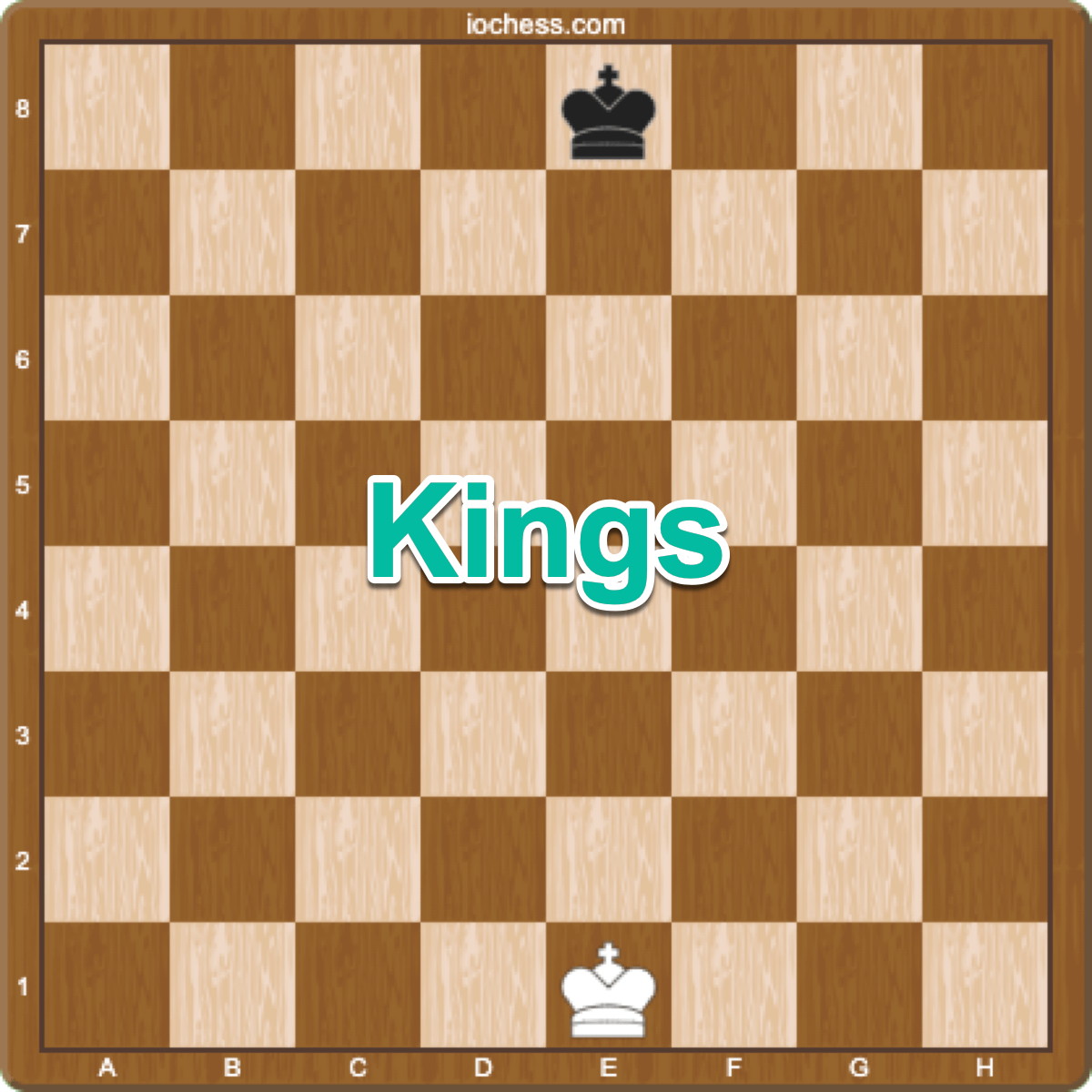 chess setup with king